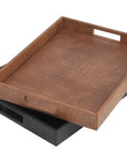 Rectangle Serving Tray with Hole Handle - From Where -