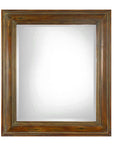 Rectangular Beveled Wood Framed Mirror - From Where -