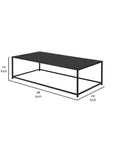Rectangular Metal Coffee Table - From Where -