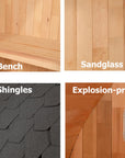 Red Cedar Barrel Outdoor Sauna - From Where -