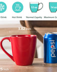 Red Ceramic Coffee Mug Set - From Where -