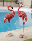 Red Flamingo Statues (Set of 2) - From Where -