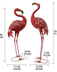 Red Flamingo Statues (Set of 2) - From Where -