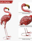 Red Flamingo Statues (Set of 2) - From Where -