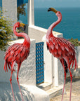 Red Flamingo Statues (Set of 2) - From Where -