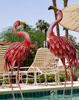 Red Flamingo Statues (Set of 2) - From Where -