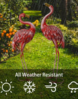 Red Flamingo Statues (Set of 2) - From Where -