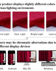 Red Pompom Velvet Curtains - From Where -