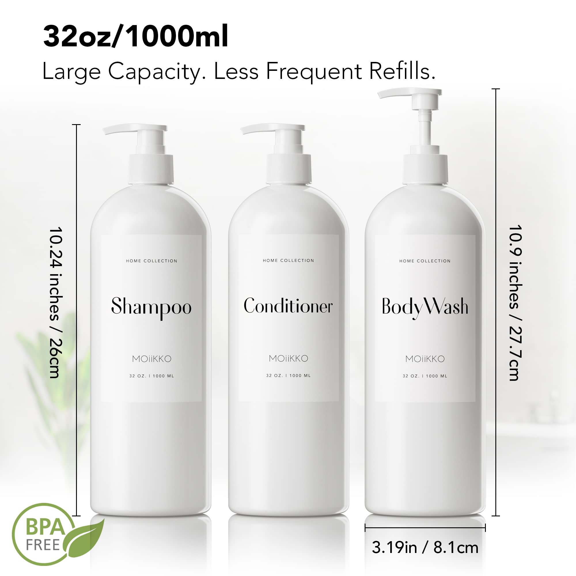 Refillable Dispenser Bottles (Set of 3) - From Where -