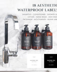 Refillable Shampoo and Conditioner Dispenser Wall Bottles with Pump - From Where -