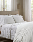 Linen Sheet Set - White K/CK