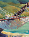 Rest Stop Beach Hammock Canvas Art - From Where -