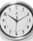Retro 9 inch Silent Sweep Non - Ticking Mid Century Modern Kitchen Diner Wall Clock - From Where -