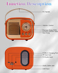 Retro Bluetooth Speaker - From Where -