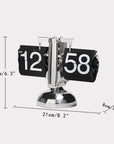 Retro Flip Down Mechanical Desk Clock - From Where -