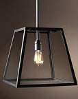 Retro Glass Box Chandelier - From Where Finds -