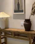 Retro Table Lamp with Fabric Lampshade - From Where -