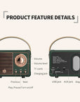 Retro Vintage Bluetooth Speaker - From Where -