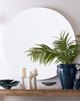 Rienne Frameless Round Wall Mirror - From Where -