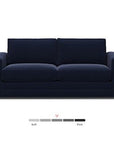 Riley 84" Velvet Sofa Bed - Hale Ink - From Where -