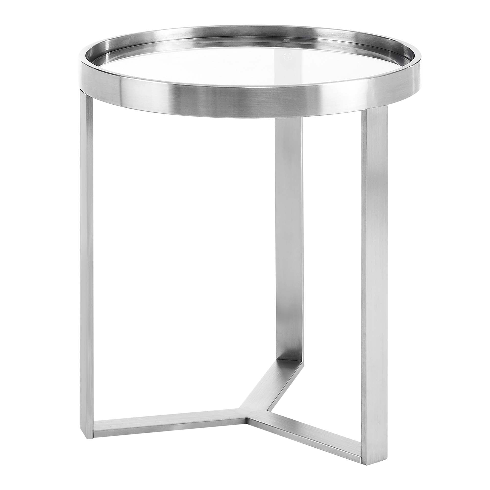 Riley Gold Accent Table - From Where -