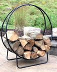Ring Fireplace Firewood Storage Rack - From Where -