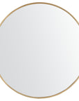 Rinlon Round Gold Mirror - From Where Finds -