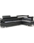 Riveredge Faux Leather Sectional - From Where -