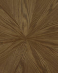 Roche Brown Ash Geometric Coffee Table - From Where Finds -