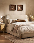 Rochelle Performance Bouclé Bed - From Where Finds -