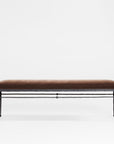 Rodin Brown Velvet Bench - From Where -