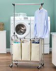 Rolling Laundry Center with Handles - From Where -