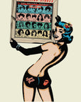Rolling Stones Some Girls 1978 Art Poster - From Where -