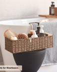 Rope Toilet Tank Topper Wicker Basket - From Where -
