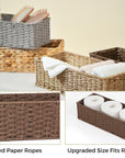 Rope Toilet Tank Topper Wicker Basket - From Where -
