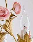 Rose Candelabra Metal Chandelier - From Where -