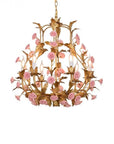 Rose Candelabra Metal Chandelier - From Where -