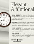 Round Analog Virgo Wall Clock - From Where -