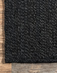 Round Braided Jute Rug - From Where Finds -