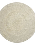 Round Braided Jute Rug - From Where -