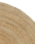 Round Braided Jute Rug - From Where -