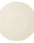 Round Braided Jute Rug - From Where -