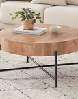 Round Coffee Table with Storage - From Where -