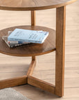 Round End Table with Storage - From Where -