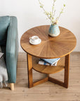 Round End Table with Storage - From Where -