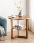 Round End Table with Storage - From Where -