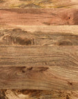 Round Mango Wood Coffee Table - From Where -