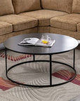Round Metal Coffee Table - From Where -