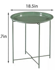 Round Metal End Tables - From Where -