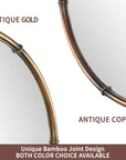 Round Metal Framed Accent Mirror - From Where -